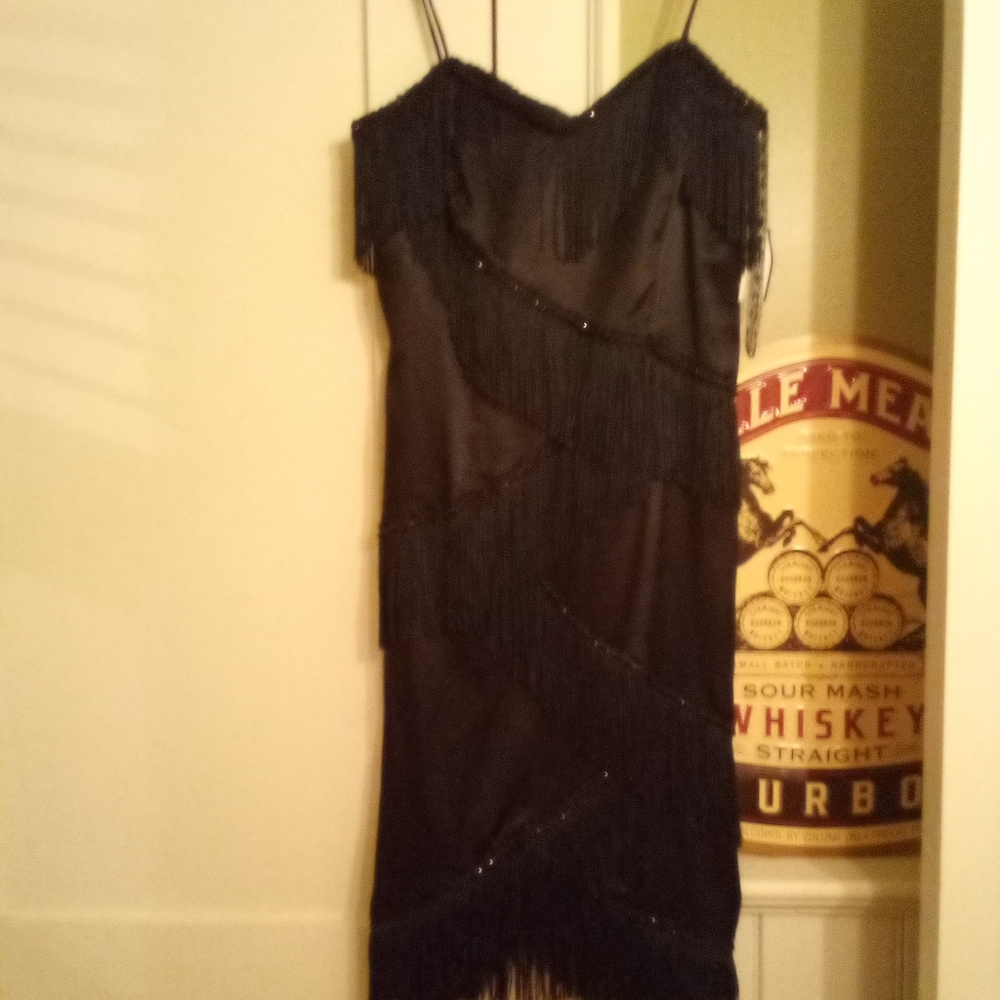 Vintage climax Rachel okada for David Howard flapper style dress small